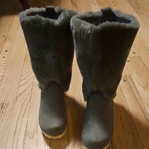 No. 6 Alpha Storm Suede Shearling Winter Boots